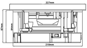 P2 РАДИОПРИЕМНИК СКРЫТОГО МОНТАЖА С BLUETOOTH/SD/USB-MP3 БЕЛЫЙ
