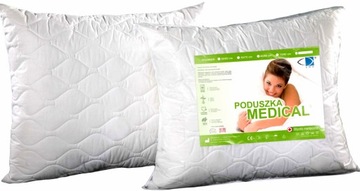 POLSKA PODUSZKA MEDICAL 60x70 dla dzieci AMW 95°C ANTYALERGICZNA Z ZAMKIEM