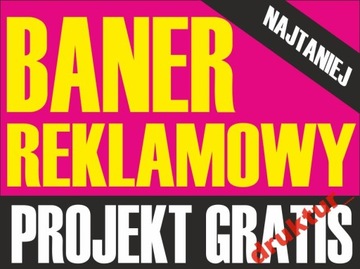 BANER reklamowy REKLAMA PLANDEKA projekt GRATIS