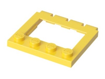24636 LEGO 2349 zawias szyberdach 4x4 - żółty 1szt