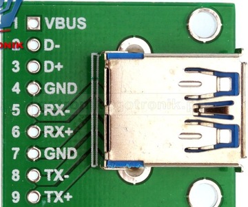 Разъём USB 3.0 для прототипа платы_____PCB-103