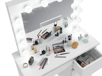 фото ориг. №6, Toilet cosmetic mirror led backlight white to makeup modern white