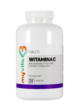 WITAMINA C 1000mg +Dzika Róża Bioflawonoidy 250TAB