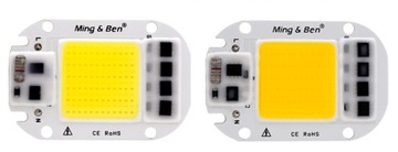 Dioda LED COB 20W ciepły biały 220V