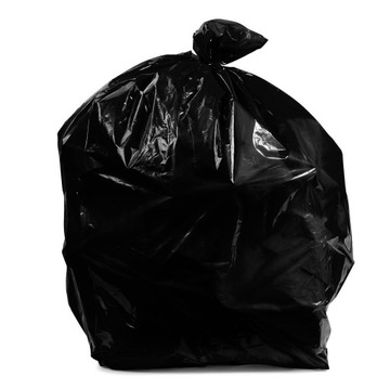 WORKI WOREK NA ŚMIECI 240L 10SZT LDPE MOCNE CZARNE