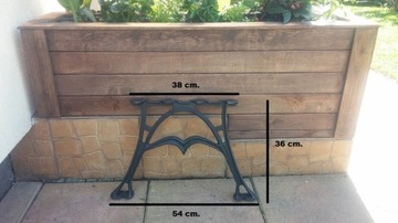 ЧУГУННЫЕ НОЖКИ ДЛЯ КОРОЛЕВСКОЙ СКАМЬИ с подлокотником