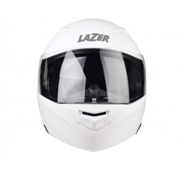 LAZER PANAME Evo Белый мотоциклетный шлем, размер S