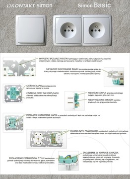 Simon Basic ОДИНАРНАЯ РОЗЕТКА Z/U для белой рамки