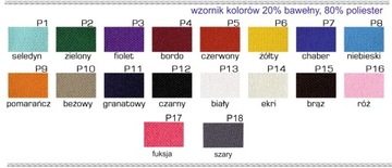 Fartuch męski na suwak ze stójką wys. jakość r.L