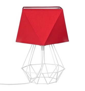 Lampka nocna LOFT B abażur Diament basket druciana