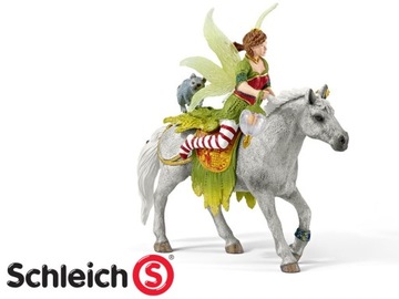 SCHLEICH Elf Marween w odśw. stroju na koniu 70517