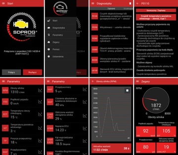 Тестер OBD2 ELM327 CAN WiFi iOS Android SDPROG PL