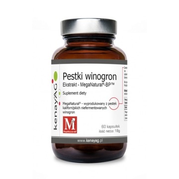 WYCIĄG Z PESTEK WINOGRON POLIFENOLE grape seed 90%