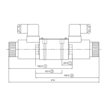 CETOP AL 6 15 E 230В гидравлический электромагнитный клапан