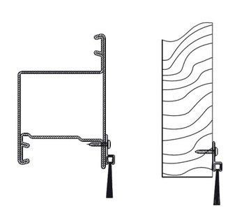 ПОЛОСНОЕ УПЛОТНЕНИЕ С ЩЕТКОЙ PROFIX L-2000мм H-35мм