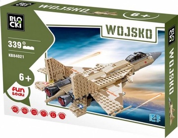 klocki BLOCKI WOJSKO ODRZUTOWIEC 339el. KB84021