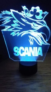 scania logo lampka led