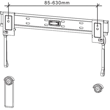 Крепление для светодиодного ЖК-телевизора 50 кг 32–65 24 часа