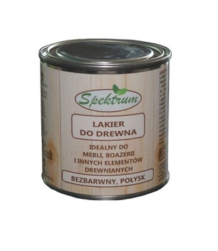 Lakier do drewna SPEKTRUM - bezbarwny połysk 250ml