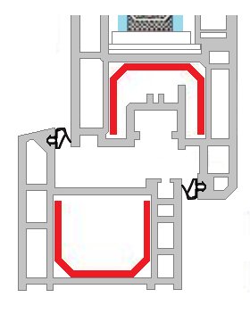 10м+Клей Уплотнитель оконный S-1251