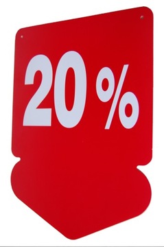 ETYKIETA STRZAŁKA -20%