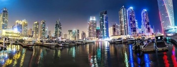 Wersalka Motyw Dubai Marina Obraz Kanapa Foto