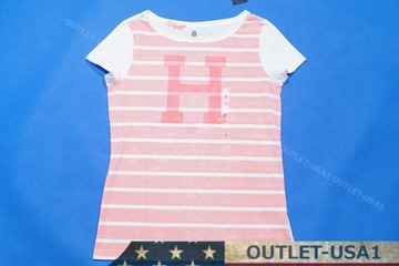 TOMMY HILFIGER T-Shirt Damski RÓŻOWY Roz: S