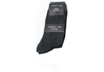 Ponožky ponožky CERRUTI 1881 r43-46 3-PAK sivá