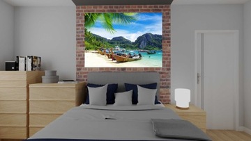 Plakat poster PLAŻA PALMY morze 70x50 cm max wybór