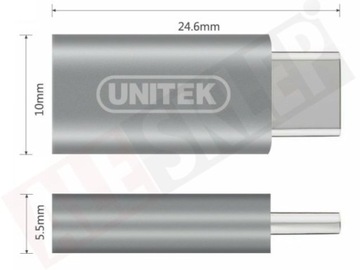 ADAPTER USB TYPC NA MICRO USB UNITEK Y-A027AGY