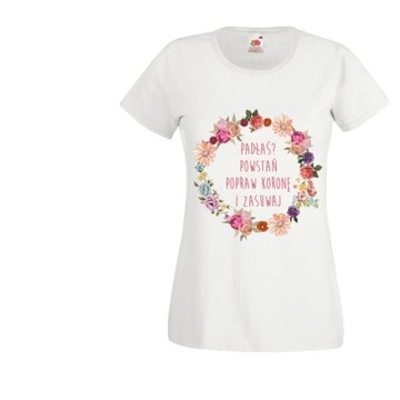 KOSZULKA T-SHIRT Z napisem DLA DZIEWCZYNY