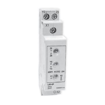 LAMPKA SYGNALIZACYJNA LED 3F TRÓJFAZOWA POTRÓJNA