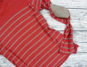 СВИТЕР BERSHKA NEW, ДЖЕМПЕР С ПЕРЕКРЕСТКОМ, ПОЛОСКИ M