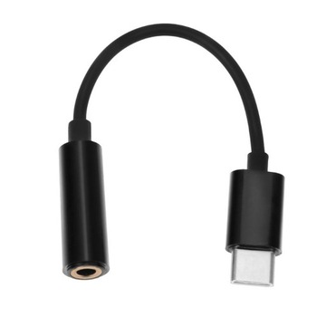 Переходник USB-C на разъем 3,5 мм, черный