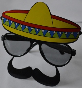 śmieszne okulary bal gadżety karnawał-party broka