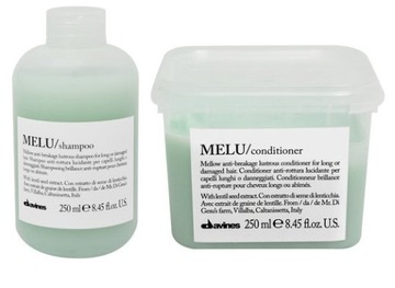 DAVINES MELU ODŻYWKA + SZAMPON 250ML P/ ŁAMANIU