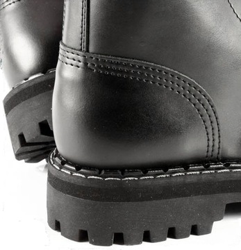 Glany STEEL 15 CZARNE -SKÓRA- NAJTANIEJ NA ALLEGRO Rozmiar 46