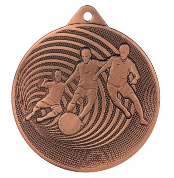 MEDAL ZŁOTY PIŁKA NOŻNA DUŻY 70MM + WSTĄŻKA GRATIS