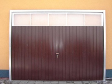 фото ориг. №4, Gate garage hinged 238x208 graphite matte anthracite