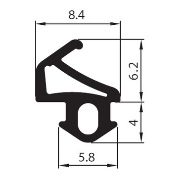 Уплотнитель для окна 10mb ROPLASTO S-1019