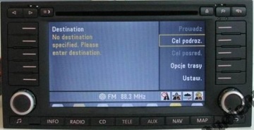 RADIO VW CD NAWIGACJA NAVI TOUAREG MULTIVAN RNS2