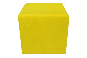 Pufa kwadratowa 40X40 kostka KOLOR ŻÓŁTY 78