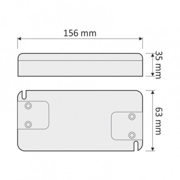 Zasilacz do żarówek LED TAŚM 230V/12V DC 80W PLUS