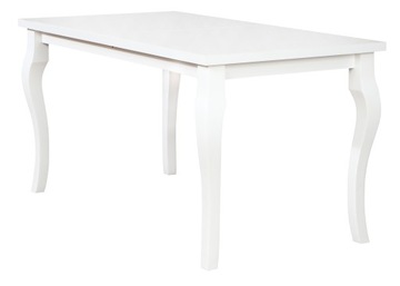 stół rozkładany 150x80+2x40 matowy n. gięte ARIA 1