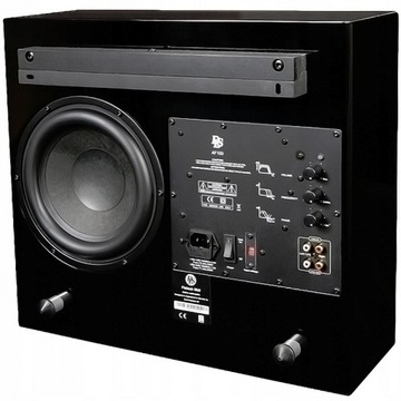 SUBWOOFER ŚCIENNY DLS FLATSUB MIDI CZARNY