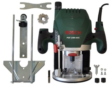 POF 1400 ACE BOSCH ФРЕЗЕРНЫЙ СТАНОК + КОРПУС + 7 фрез