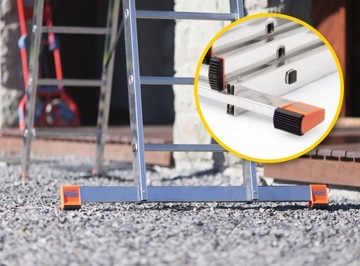 Алюминиевая лестница 3х12 KRAUSE PROFESSIONAL+TRIGON