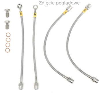 Przewody oplot HEL Alfa Romeo Sprint 1.5 1986-