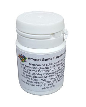 id_2414 AROMAT GUMA BALONOWA 20g TORT AROMATY