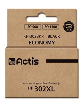 ACTIS Tusz HP 302XL CZARNY KH-302BKR Deskjet Ink